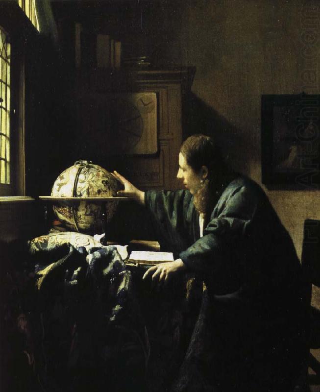 Jan Vermeer astronimen oil painting picture